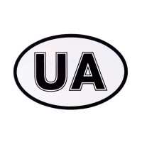 Наклейка "UA"